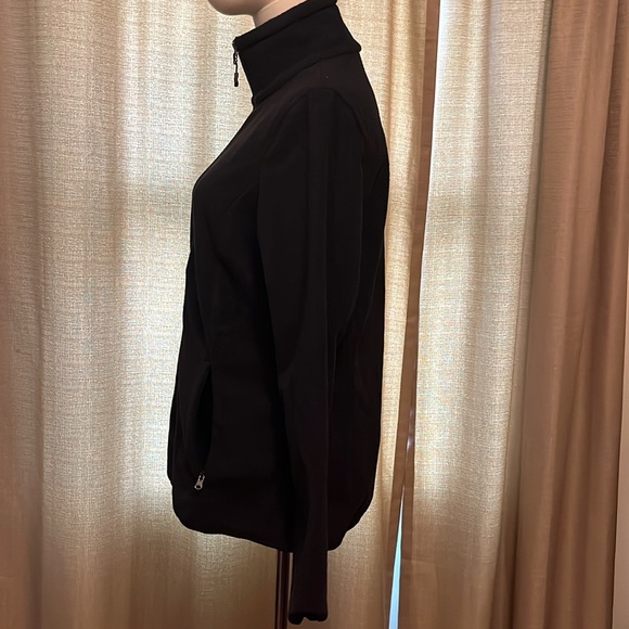 Amazon Essentials Black Fleece Zip Up Jacket Women’s Small - Picture 6 of 16